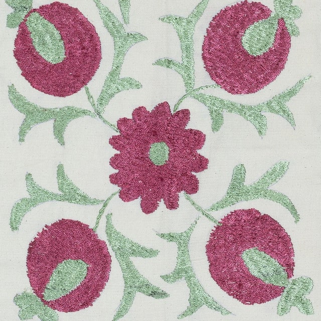 New Hand-Embroidered 100% Cotton Cushion Cover – Authentic Uzbek Textile Art Bring a touch of Central Asian heritage to...