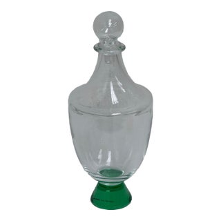 Carlo Moretti Hand Blown Glass Bon Bon Jar For Sale