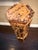 Boho Chic Vintage Hexagonal Tortoise Shell Bamboo Plant Stand Pedestal For Sale - Image 3 of 9