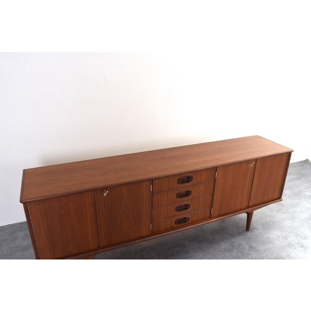 Mid-Century Modern Danish Teak Sideboard, 1960s For Sale - Image 12 of 17