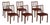 Danish Modern Dining Chairs in Oak and Upholstered Seats, 1950s, Set of 6 For Sale
