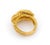 18k Yellow Gold Diamond Knot Ring For Sale - Image 4 of 6