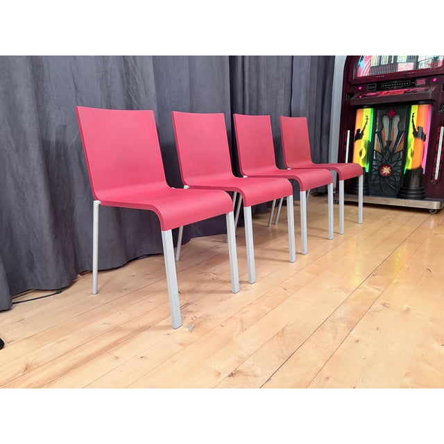 Contemporary Model .03 Stackable Chairs by Maarten van Severen for Vitra, Switzerland, 2011, Set of 4 For Sale - Image 3 of 18