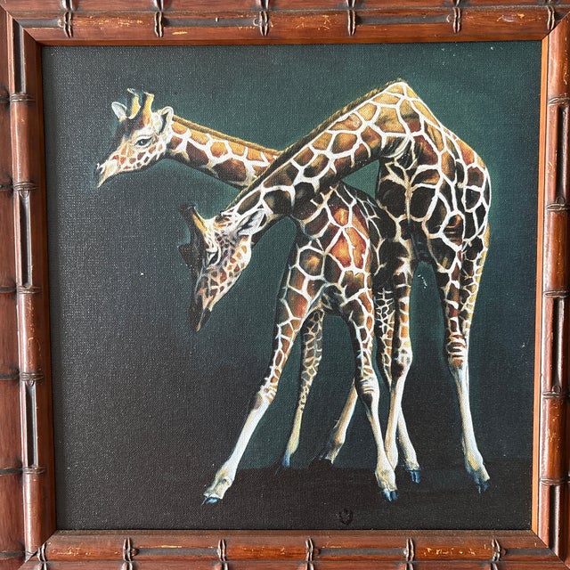 Paint Helmut Koller Giraffes Giclee For Sale - Image 7 of 8