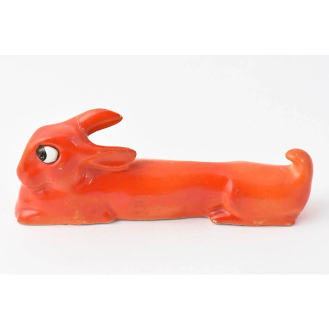 20th Century Art Deco Duck and Bunny Rabbit Knife Rests - Set of 7 For Sale - Image 9 of 11