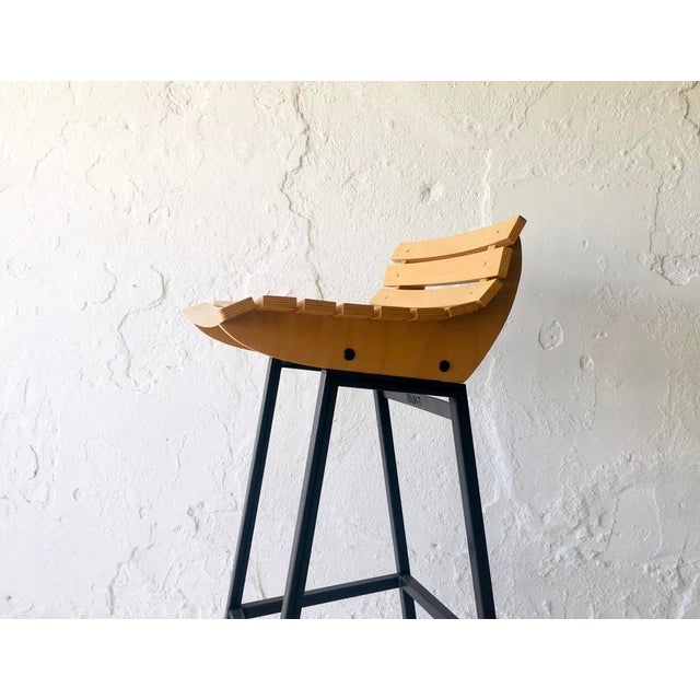 Cast Iron High Stool, 1990s For Sale - Image 4 of 6