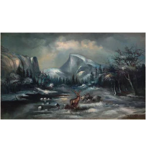 Early 20th Century Yosemite Nocturnal by William Lemos