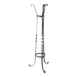 1940's French Iron Plant Stand For Sale