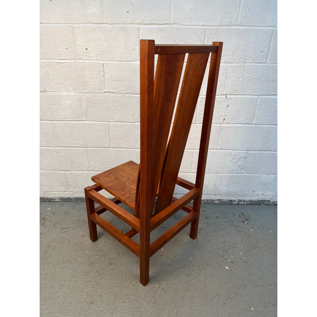 Wood 1990s Thomas Moser of Maine High-Back "Washington Square" Chair For Sale - Image 7 of 9