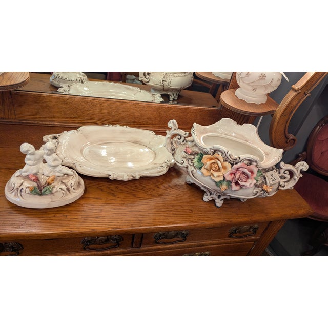 Mid 19th Century Capodimonte Large Toureen With Underplate For Sale - Image 10 of 11