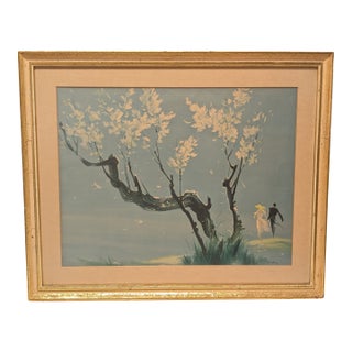 1950s "Spring Eternal No. 5" Lithograph by Tyrus Wong For Sale