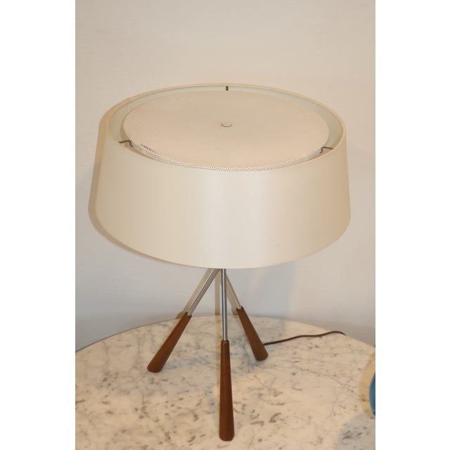 Mid-Century Modern Vintage 1960s Gerald Thurston for Lightolier Table Lamp For Sale - Image 3 of 16