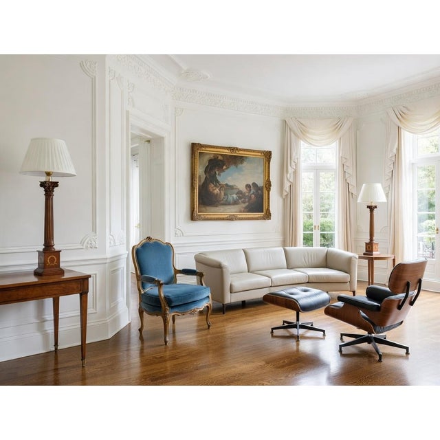 Mid-Century Modern Neoclassical Wooden Fluted Column Table Lamps, 1960s, Set of 2 For Sale - Image 3 of 15