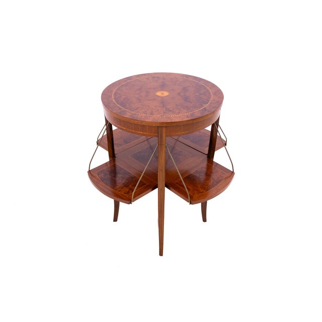 Wood Early 20th Century Bar Table, France, 1920s For Sale - Image 7 of 14