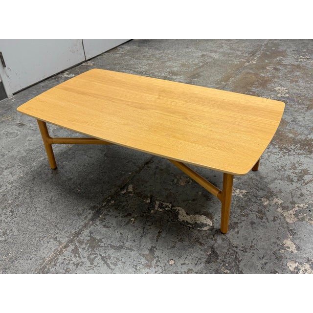Article Brezza Light Oak Coffee Table For Sale In San Francisco - Image 6 of 12