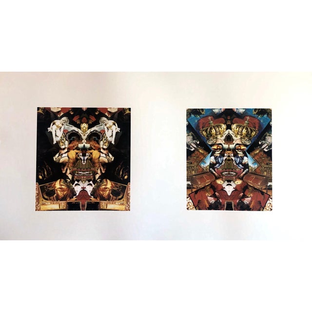 Anne Marie Karlsen, Los Angeles Contemporary Digital Kaleidoscope Collage Iris Double Print Proof, 1996 For Sale