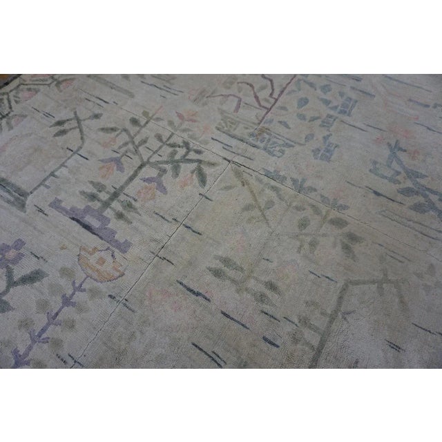 Textile Early 20th Century Scenic American Hooked Rug ( 5" x 10'8" - 196 x 325 ) For Sale - Image 7 of 12