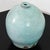 Teal Mid Century Modern Round Vase Pot Teal Glaze Studio Ceramic Blue Weed Vintage For Sale - Image 8 of 12