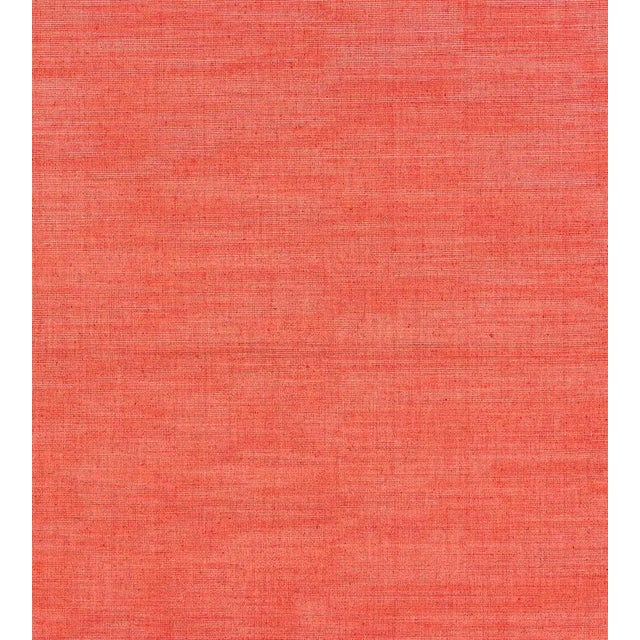 The House of Scalamandré Riva Moire Fabric, Azalea For Sale