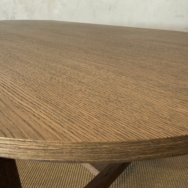Amber White Oak Dining Table in Montana Brown Finish For Sale - Image 10 of 12