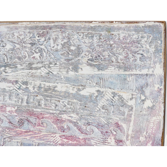 2020s Contemporary Pattern Bas Relief Oil Painting by Martha Holden For Sale - Image 5 of 7