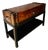 Vintage Faux Leather Suitcase Console Table With 3 Drawers For Sale