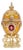 Pierre Lorren Handmade Faberge Egg Style Trinket Fabergé Egg Style Austrian Crystal Diamond Pure Gold Deco Hand Painted 5 Star Egg & Handmade Bracelet For Sale