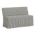 Stoffer Home x Cloth & Company Lindy Dining Banquette Slipcover in Jane Stripe Carbon For Sale