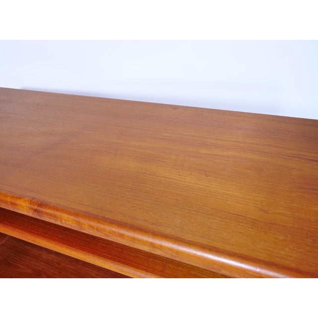 Mid-Century Open Teak Sideboard Shelf by Dyrlund, 1960s For Sale - Image 11 of 12