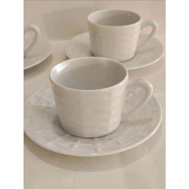 For your consideration . . . A beautiful set of 4 Ralph Lauren Home Belcourt Tea Cup and Saucer Set. RL Home describes the...