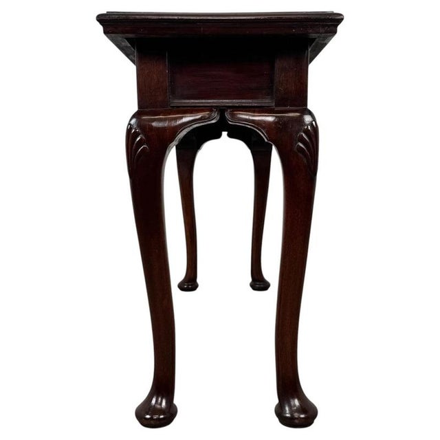 Antique English Mahogany Hall Table, 1800s For Sale - Image 4 of 10