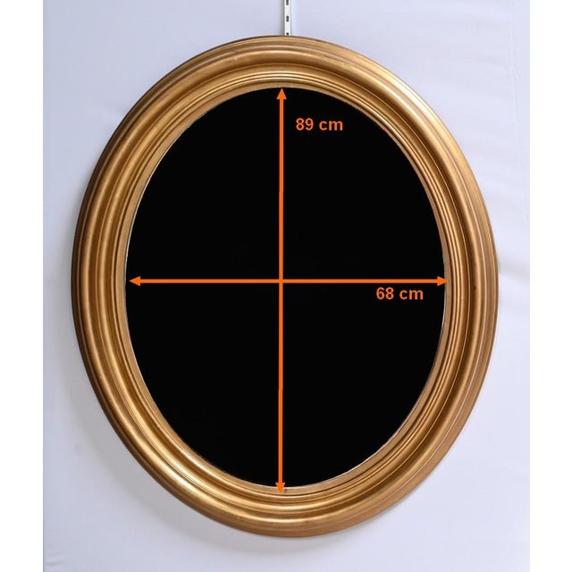 19th Century Oval Mirrors, Set of 2 For Sale - Image 15 of 18