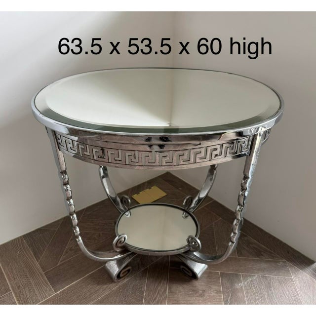 Art Deco Chrome Table, 1930 For Sale - Image 10 of 11