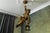Large German Black Forest Carved Wood Mountaineer with Lantern, 1950s For Sale - Image 6 of 18