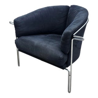 1986 John Portman Entelechy Lounge Chair in Chrome Saporiti For Sale