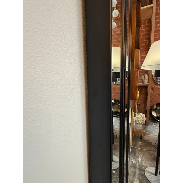 Ebony “Gronda” Wall Mirror / Coat Rack by Luciano Bertoncini, Italy 1970s For Sale - Image 8 of 11