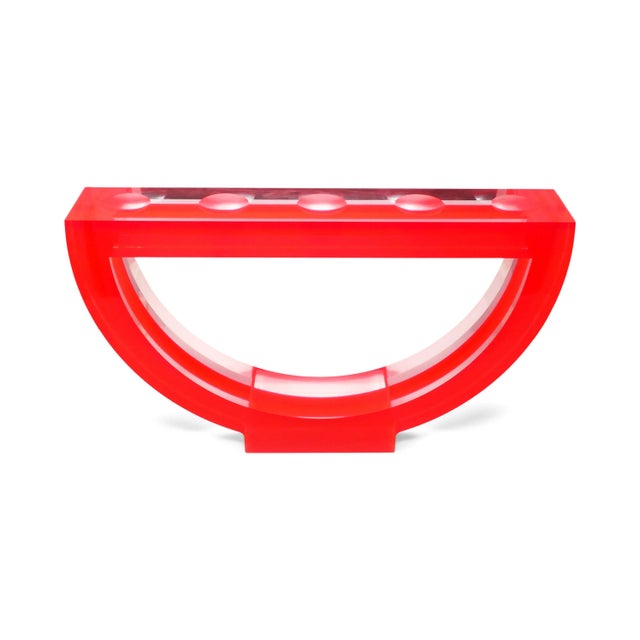 1990s Laminated Acrylic Ospiti Collection Sculpture by Andrea Anastasio for Design Gallery Milano (1999) For Sale - Image 5 of 12