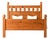 Scandinavian Modern Pine Bed Frame, 1970s For Sale