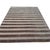 2020s 4x6 Yara Alluring Brown Geometric Modern Hand Knotted Wool Carpet Rug For Sale - Image 5 of 6