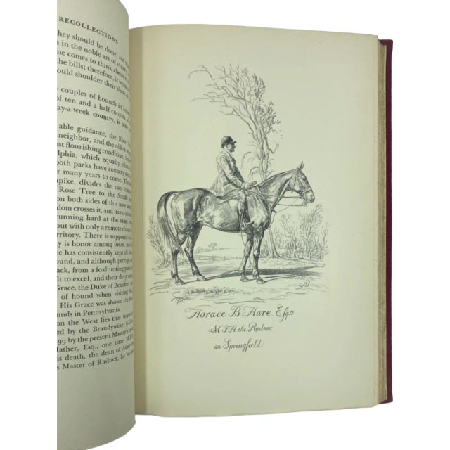 Red Further Fox-Hunting Recollections by J. Stanley Reeve Book, 1935 1st Edition For Sale - Image 8 of 12
