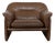 DS-16 Lounge Chair in Brown Leather from de Sede, Switzerland, 1970s For Sale