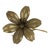 Mid-Century Modern Brass Lily Flower Sculpture Figurine Ashtray, 1960s For Sale - Image 17 of 18