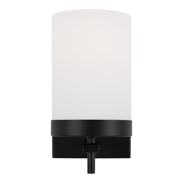 Sean Lavin By Visual Comfort Studio Zire 1-Light Bath Sconce in Midnight Black For Sale