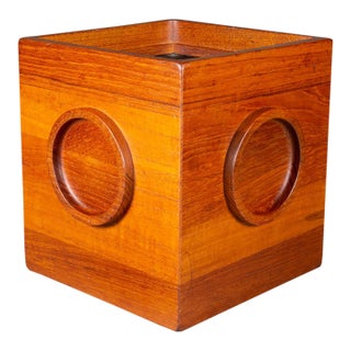 Mid-Century Jens Quistgaard for Dansk Cube Ice Bucket c.1960 For Sale