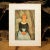 Portraiture 1940s After Amedeo Modigliani "Woman in a Garden", First Edition Swiss Offset Lithograph For Sale - Image 3 of 8