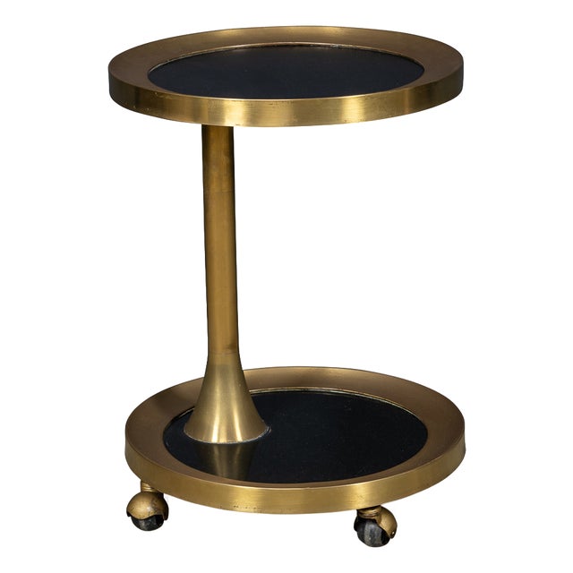 Vintage Italian Two-Tier Side Table Trolley by Ignazio Gardella, 1950 For Sale