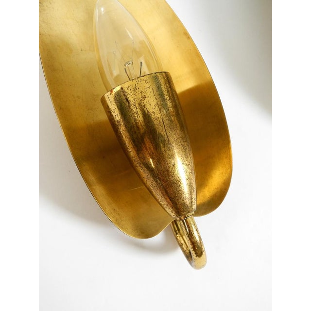 Mid-Century Modern Brass Wall Lamps, 1950s, Set of 2 For Sale - Image 15 of 18
