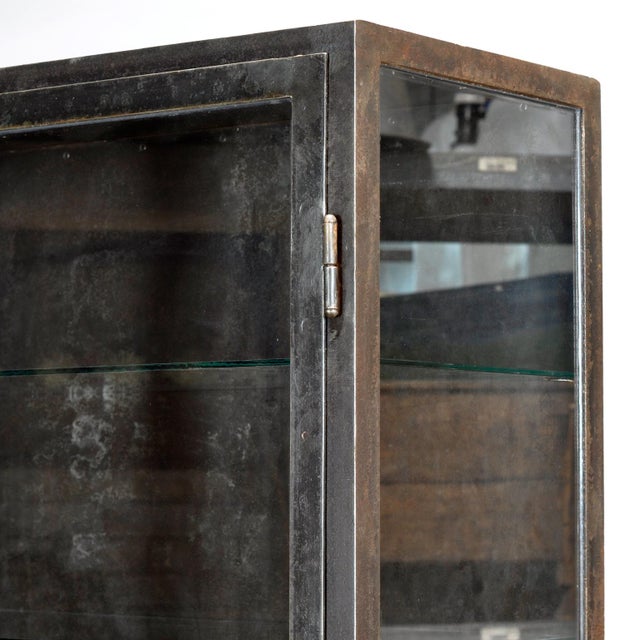 1930s Iron Medical Cabinet, 1930s For Sale - Image 5 of 10