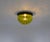 Mid-Century Modern Yellow Glicine Ceiling Lamp by Gae Aulenti for Vistosi, 1970s For Sale - Image 3 of 9