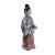 Oriental Vintage Ceramic Standing Lady Holding Dish Figure For Sale - Image 4 of 7